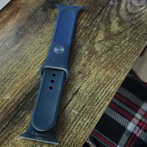 Apple Watch Series 7 GPS + cellular, 45mm midnight aluminum case and 2 bands.